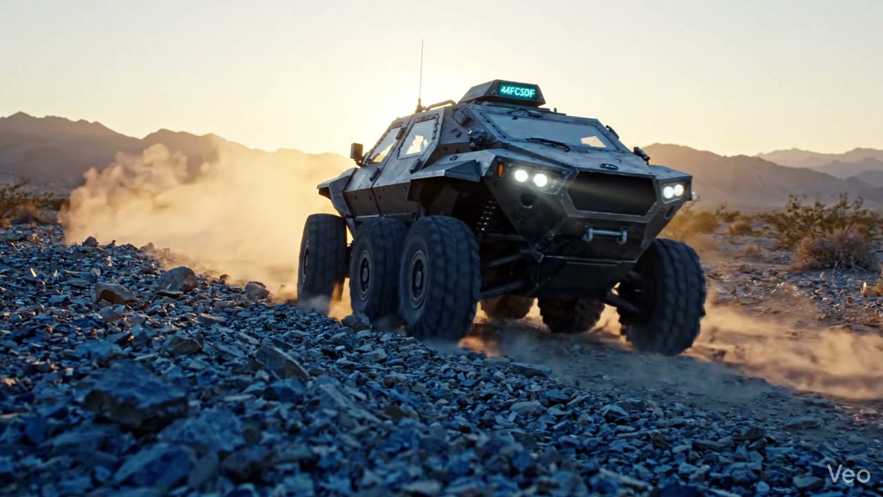 Unmanned ground vehicle in field operation